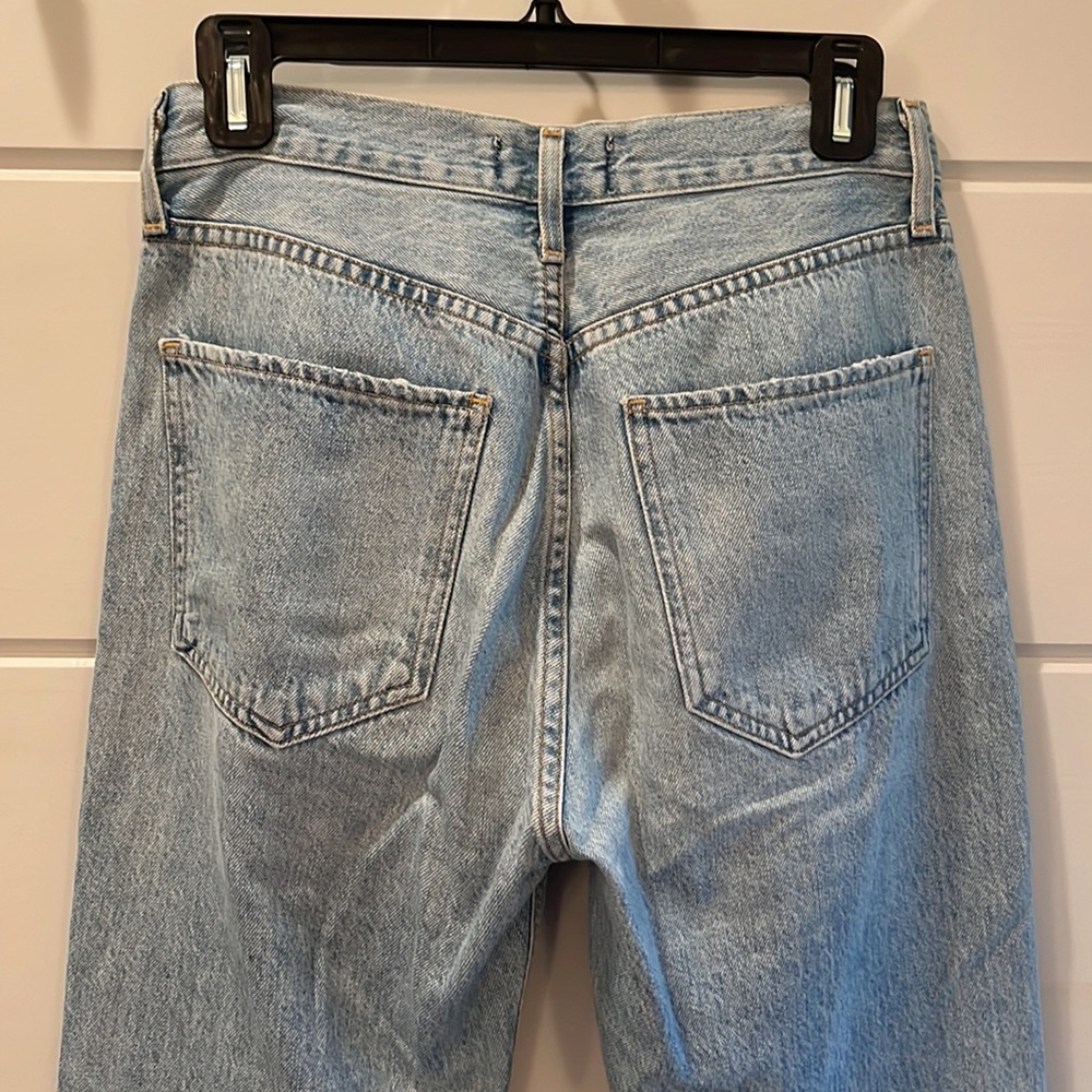 Agolde Riley High Rise Straight Crop Jeans - Picture 6 of 7